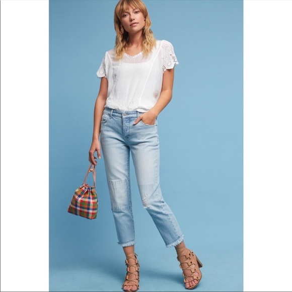 Anthropologie Denim - Anthro Pilcro & The Letterpress Boy Fit Crop Jeans